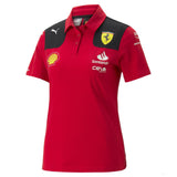 Ferrari polo, Puma, team, women, red, 2023