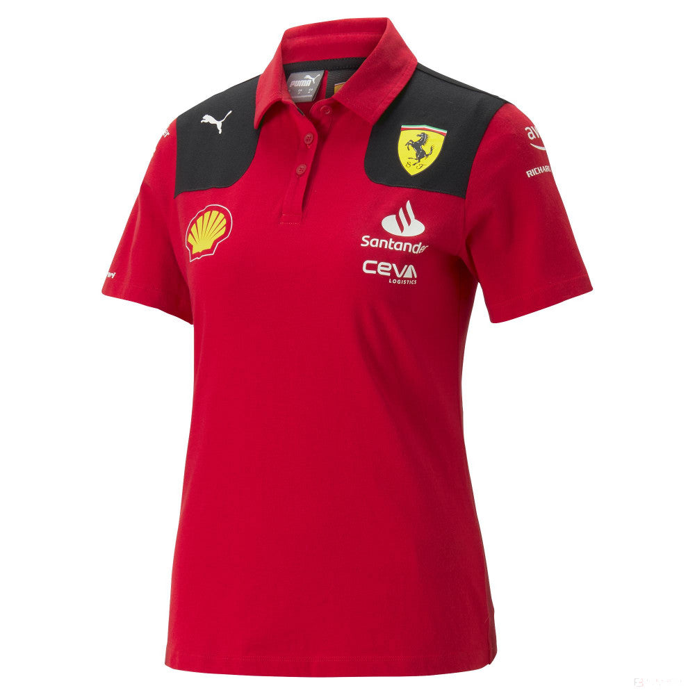 Ferrari polo, Puma, team, women, red, 2023 - FansBRANDS®