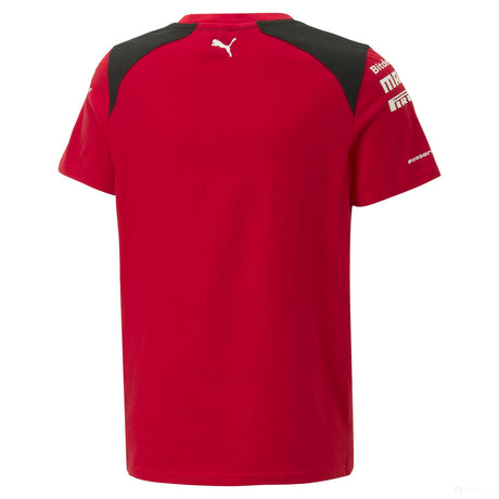 Ferrari t-shirt, Puma, team, kids, red, 2023