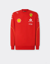 Ferrari sudadera, Puma, equipo, cuello redondo, rojo, 2024 - FansBRANDS®