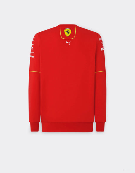 Ferrari sudadera, Puma, equipo, cuello redondo, rojo, 2024