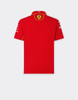 Ferrari camiseta cuello polo, Puma, equipo, rojo, 2024
