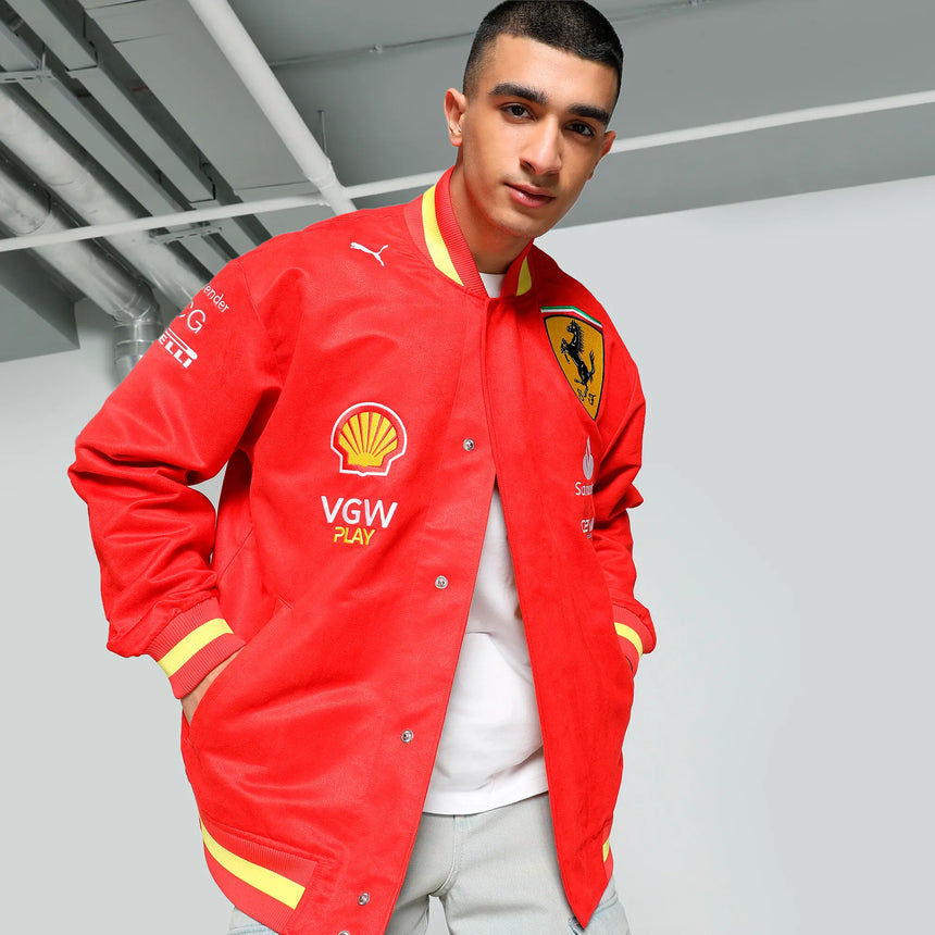 Ferrari Jacke, Puma, Team, Varsity, Rot, 2024