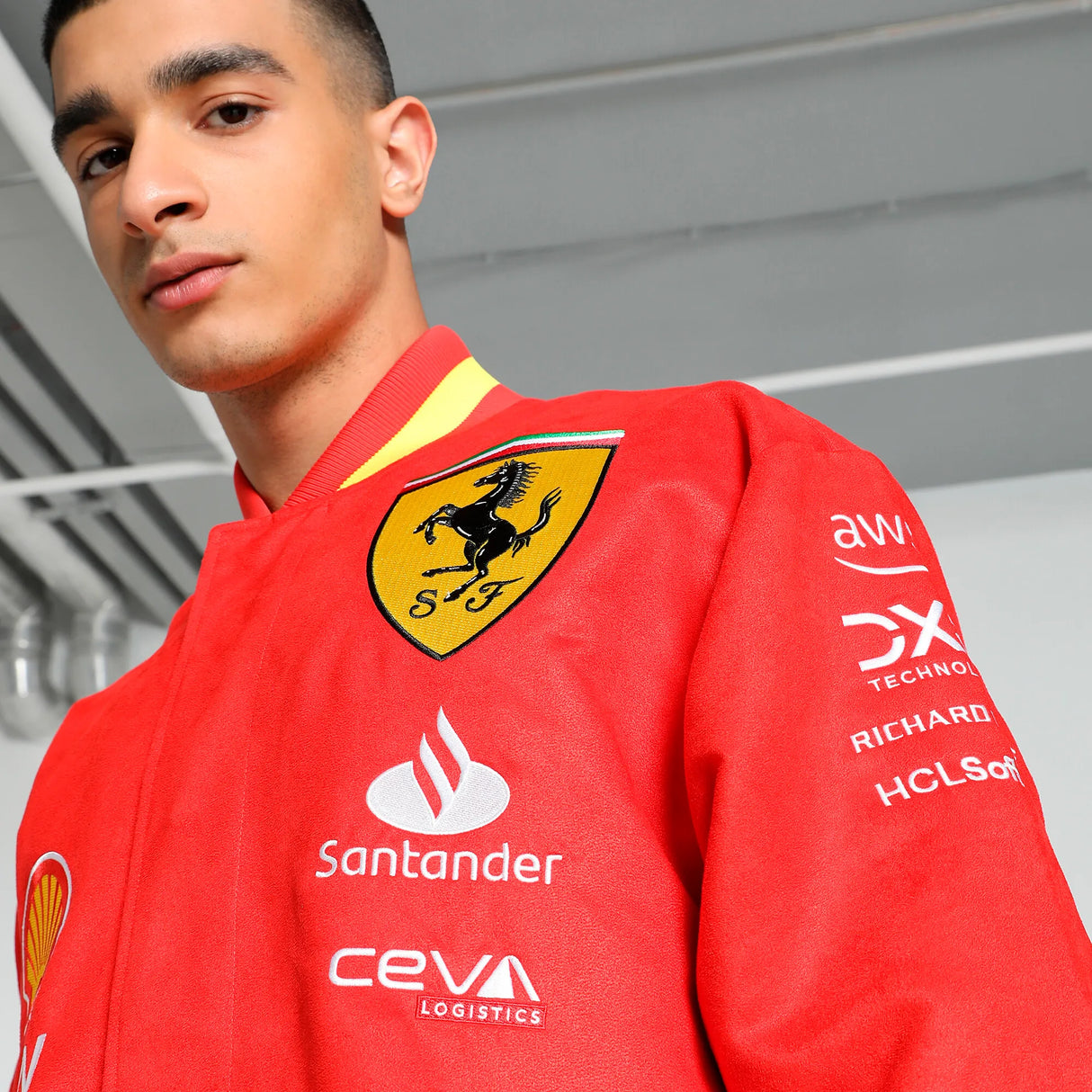 Ferrari chaqueta, Puma, equipo, Varsity, rojo, 2024