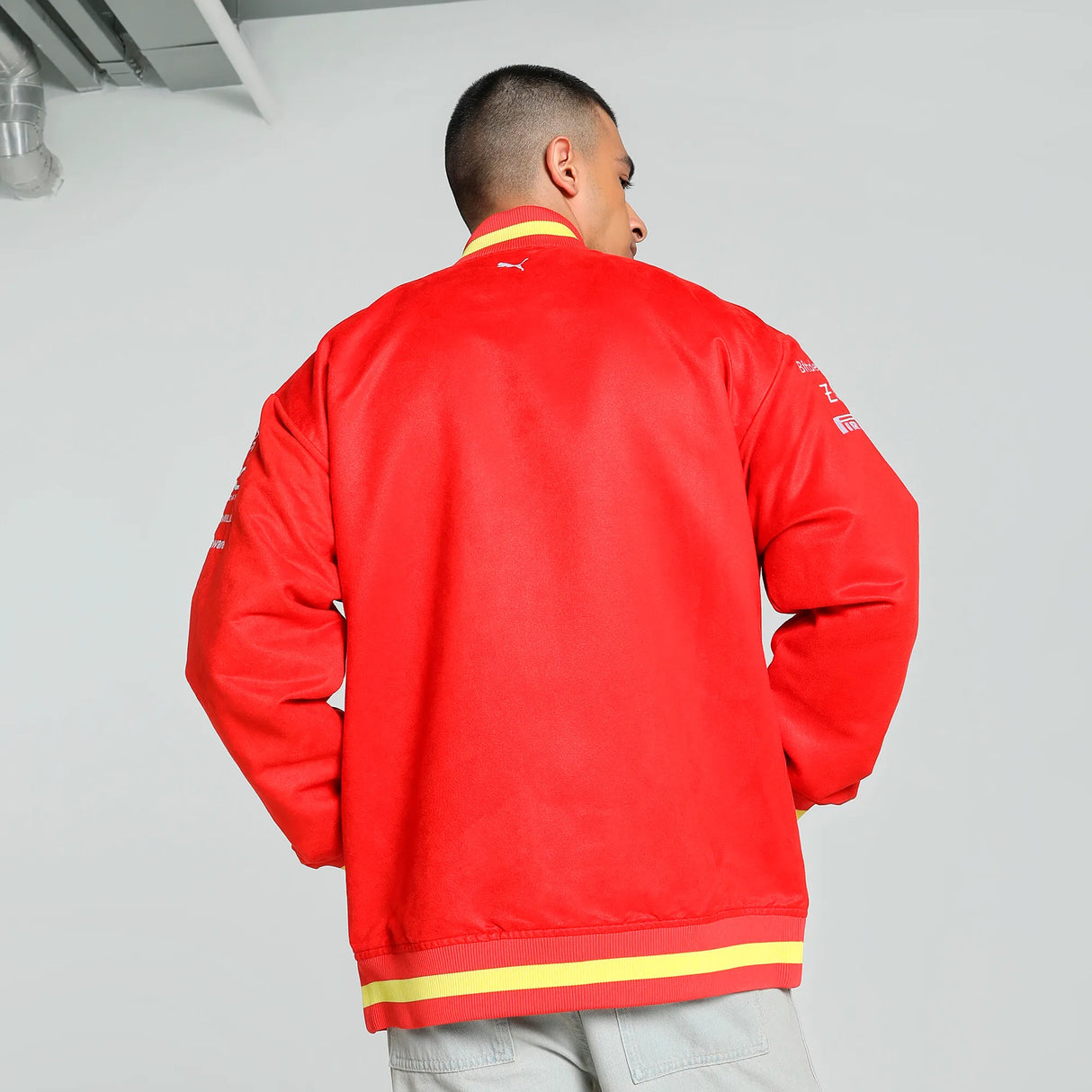 Ferrari chaqueta, Puma, equipo, Varsity, rojo, 2024