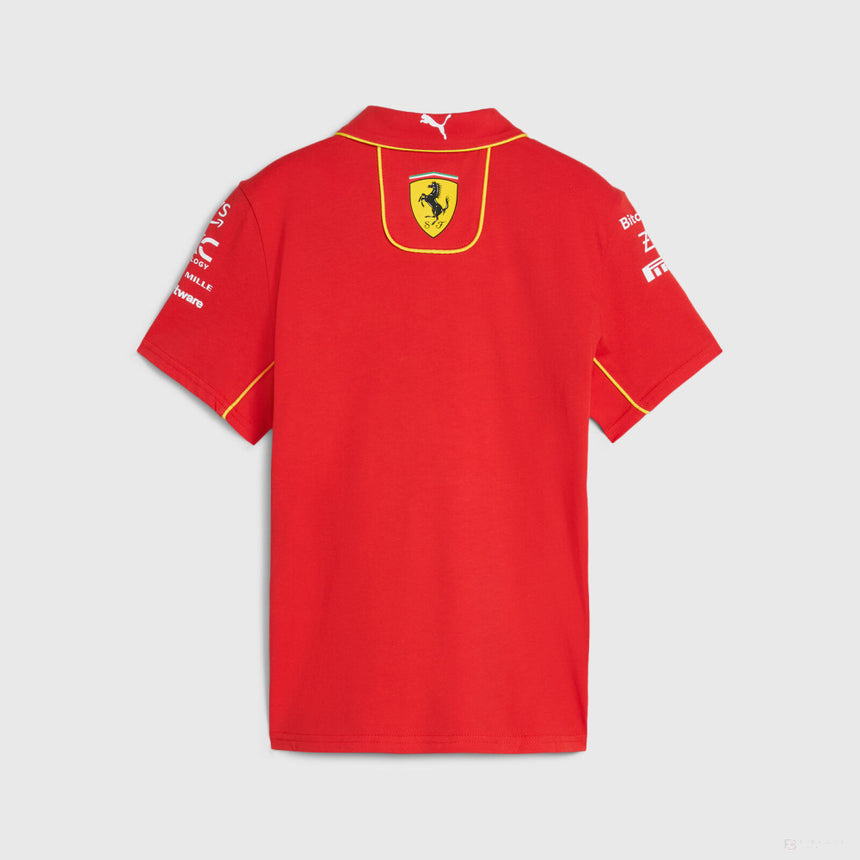 Ferrari camiseta cuello polo, Puma, equipo, niño, rojo, 2024 - FansBRANDS®