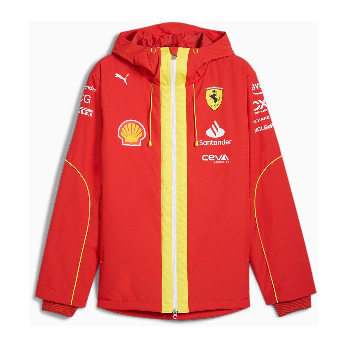 Ferrari chaqueta, Puma, equipo, pro, rojo, 2024