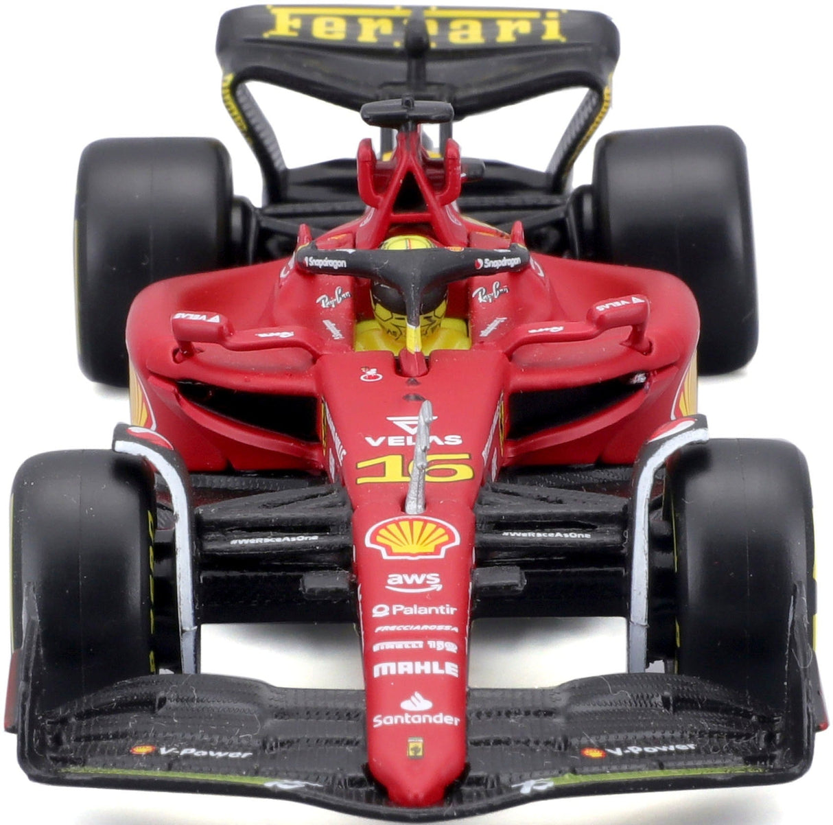 Modelo de coche Ferrari, F1-75 GP de Italia, bburago, 1:24, Charles Leclerc #16, 2022