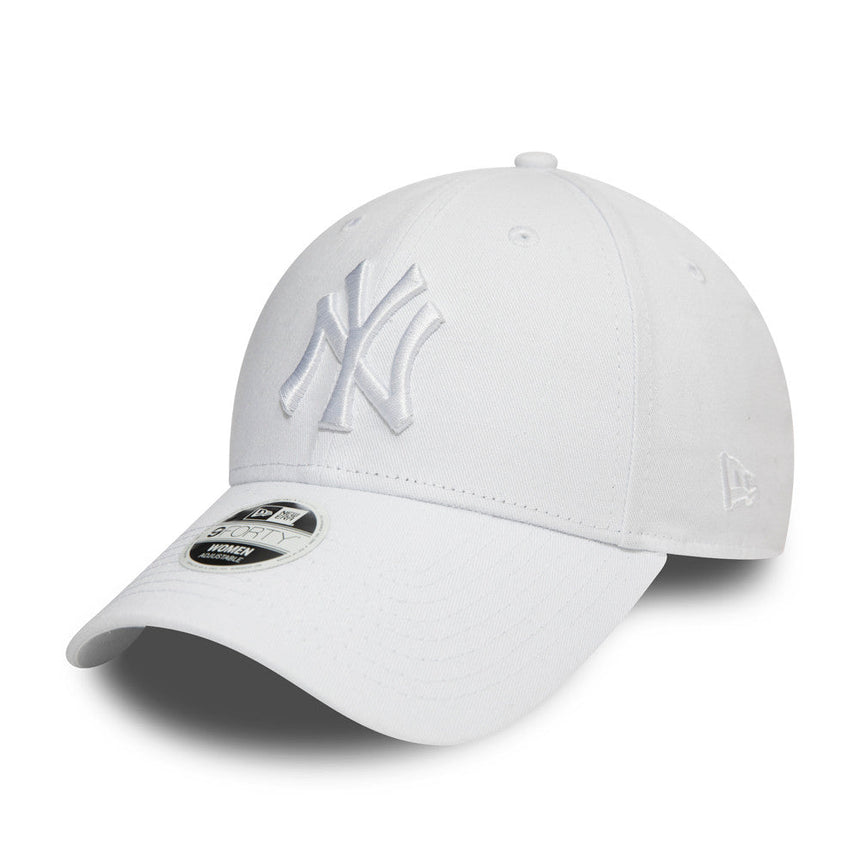 Gorra de los Yankees de Nueva York, New Era, 9FORTY, esencial, blanca