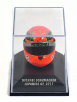 Casco competitivo, Schumacher 2011 Japan, Unisex, Rojo, 1:18, 2015 - FansBRANDS®