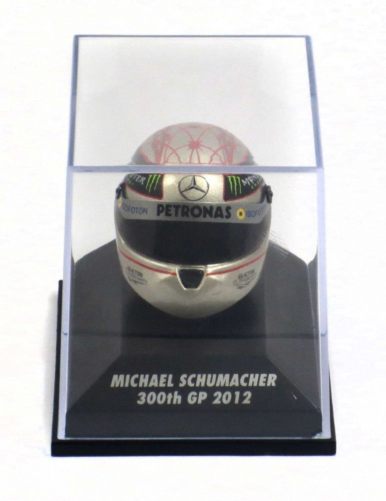 Casco competitivo, Schumacher 300th GP Spa, Unisex, Gris, 1:18, 2018 - FansBRANDS®