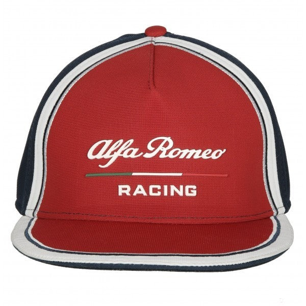 Gorra de ala plana, Alfa Romeo, Hombre, Rojo, 2019