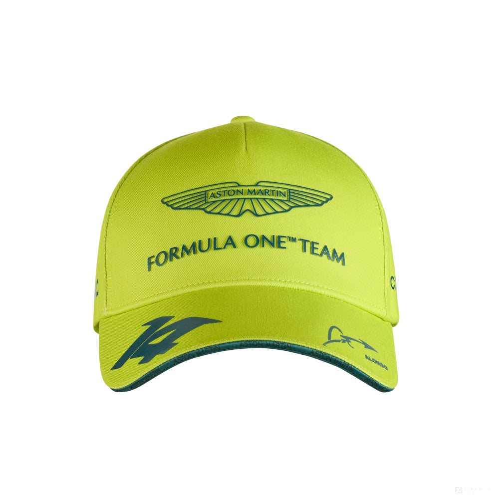 Alonso cap, Aston Martin, team, lime, 2023 - FansBRANDS®