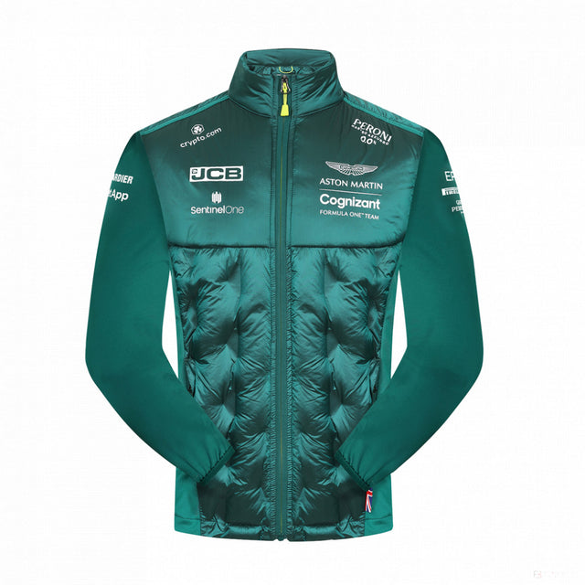 2022, Verde, Aston Martin Team Hybrid Chaqueta - FansBRANDS®