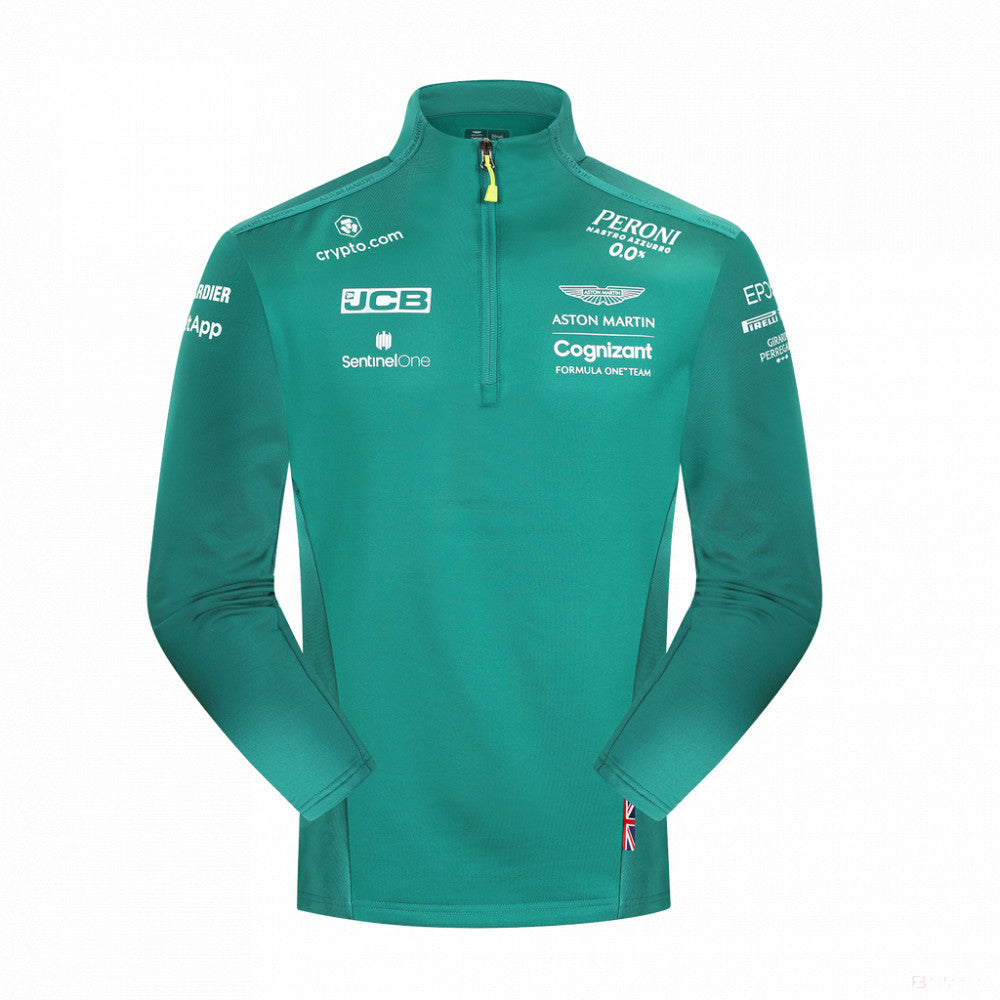 2022, Verde, Aston Martin Team Mid Layer Sudadera - FansBRANDS®