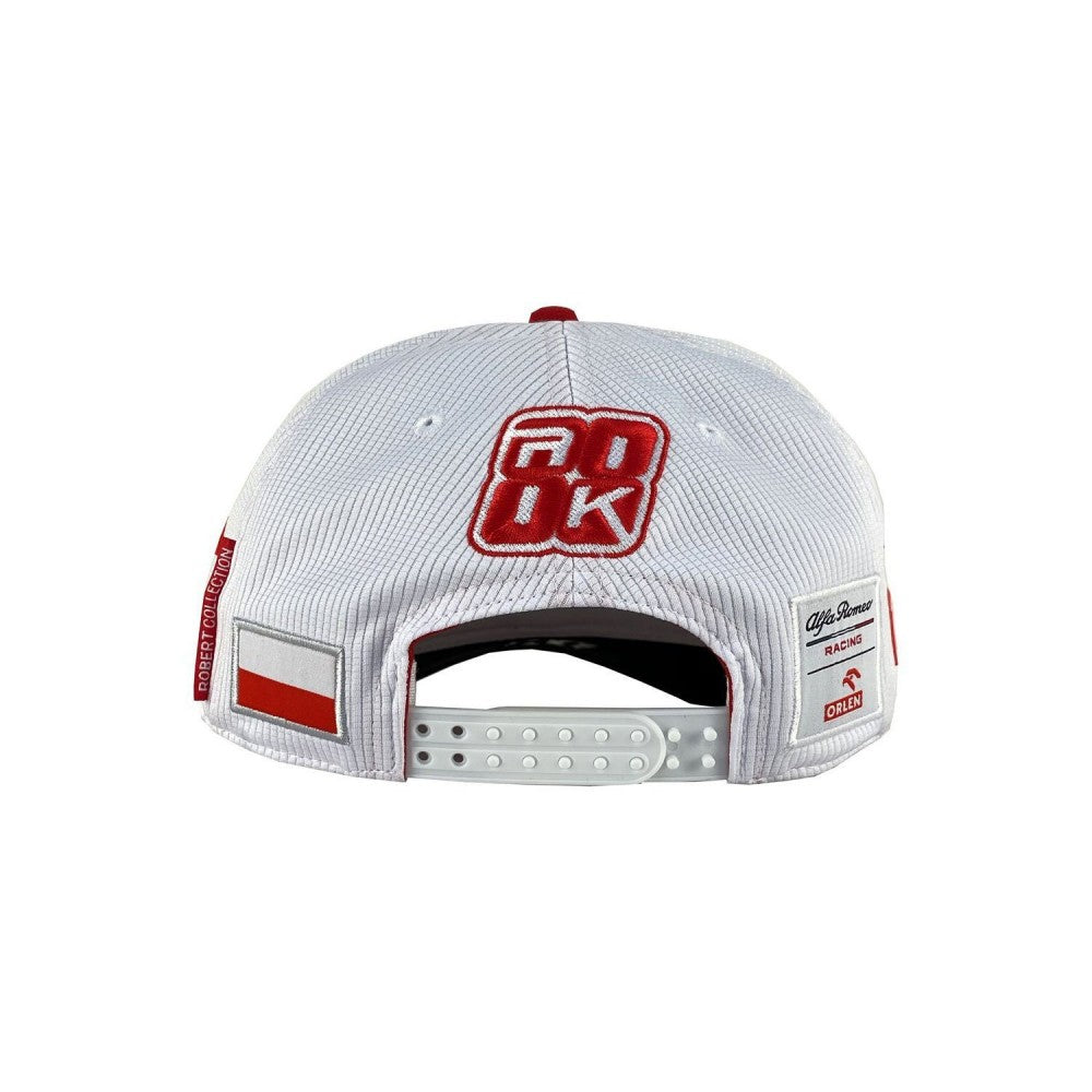 Alfa Romeo Gorra de beisbol, Robert Kubica, Adult, rojo, 2020