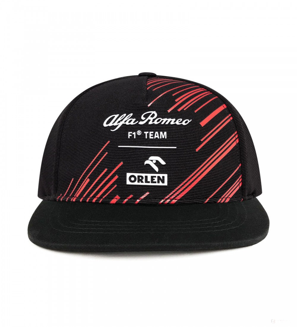 2022, Negro, Adulto, Alfa Romeo Gorra Flatbrim - FansBRANDS®