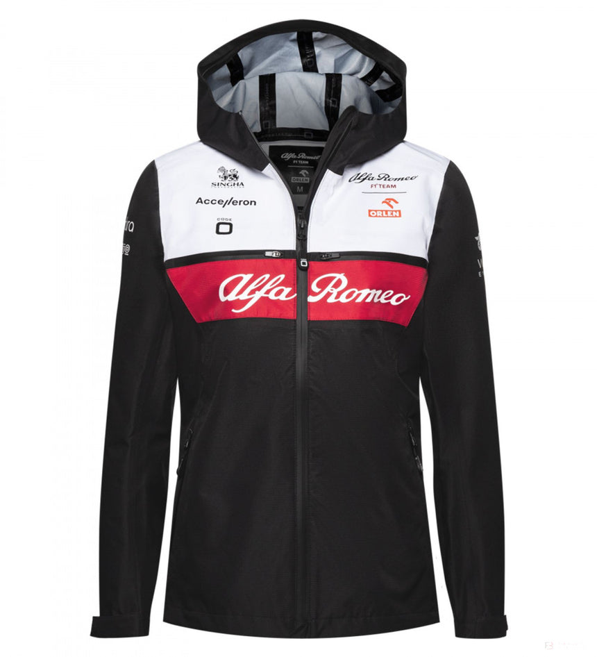 2022, Negro, Mujeres, Alfa Romeo Team Impermeable - FansBRANDS®