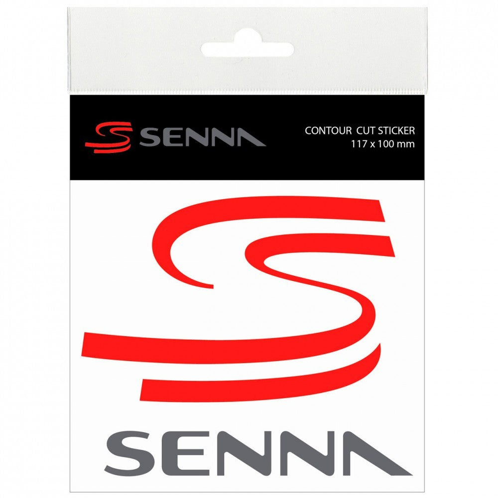 Pegatina, Senna Double S, Unisex, Marrón, 2015