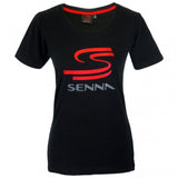 Camiseta de Mujer, Senna Double S, Negro, 2015
