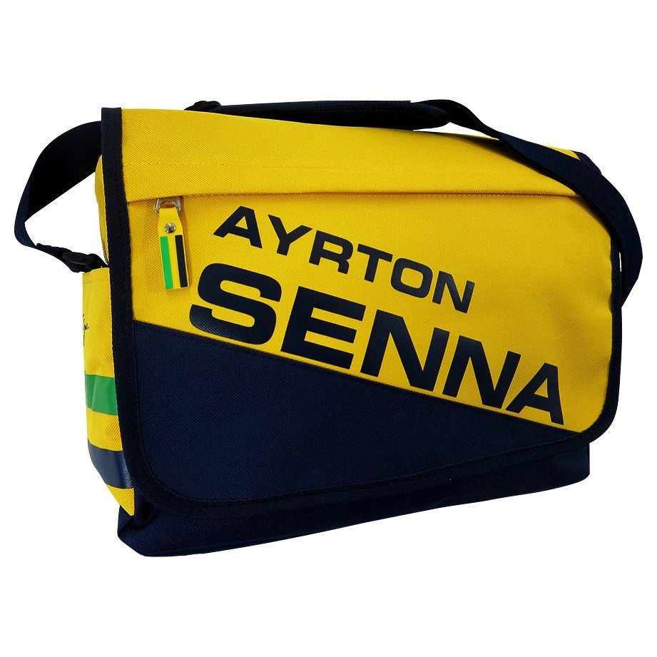 Bolsa para laptop, Senna Racing, Unisex, Amarillo, 31x35x10 cm, 2015