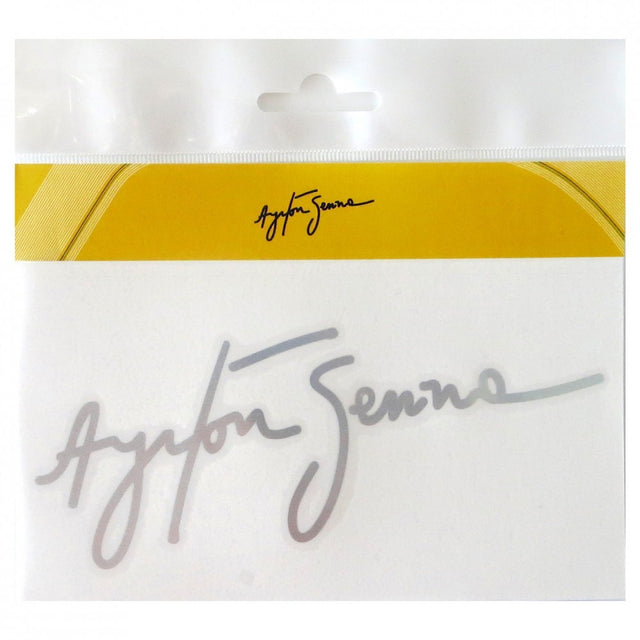 2015, Plata, Senna Signature Pegatina - FansBRANDS®