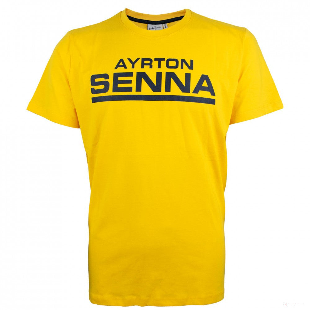 Camiseta para hombre, Senna Signature, Amarillo, 2018