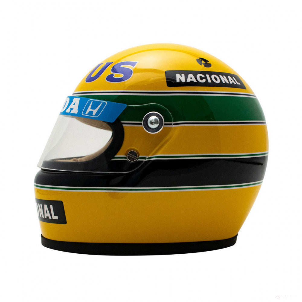 2020, Amarillo, 1:2; Ayrton Senna 1987 Mini Casco - FansBRANDS®