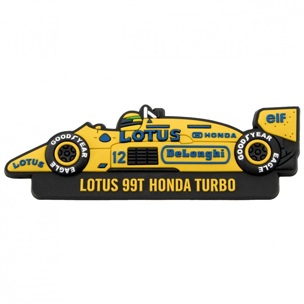 Imán de refrigerador, Senna Lotus 1987, Unisex, Amarillo, 2017 - FansBRANDS®