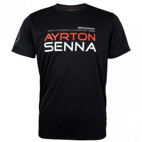 2016, Negro, Senna McLaren 1988 Camiseta - FansBRANDS®