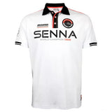 Camiseta de hombre con cuello, Ayrton Senna World Champion 1988, Blanco, 2020