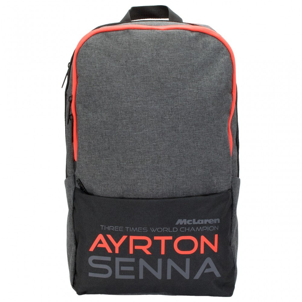 Mochila, Senna McLaren, Unisex, Negro, 30x46x10 cm, 2017 - FansBRANDS®