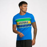 Ayrton Senna camiseta, #SENNA, azul