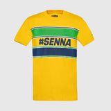camiseta de Ayrton Senna, #SENNA, amarillo