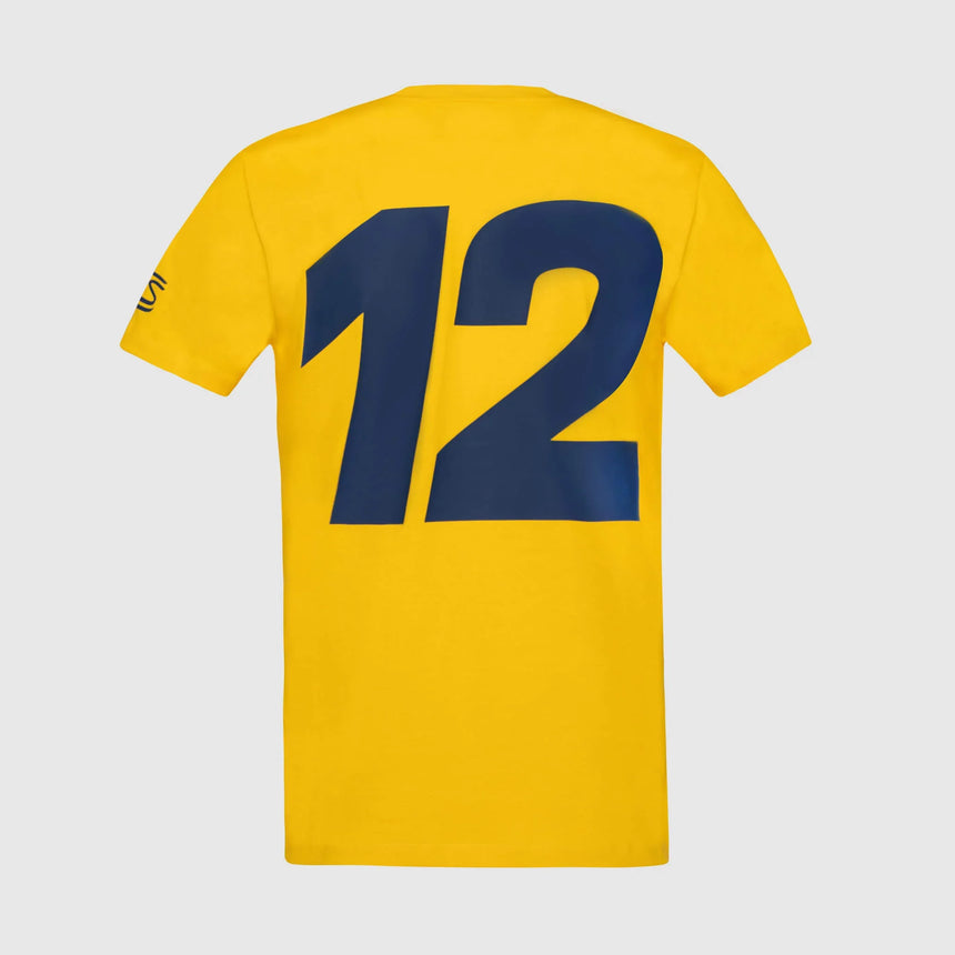 camiseta de Ayrton Senna, #SENNA, amarillo
