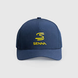 Gorra Ayrton Senna, de ocio, azul