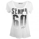 Camiseta de Mujer, Senna 60, Blanco, 2016 - FansBRANDS®