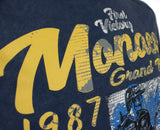 Camiseta para hombre, Senna Monaco 1987, Azul, 2018