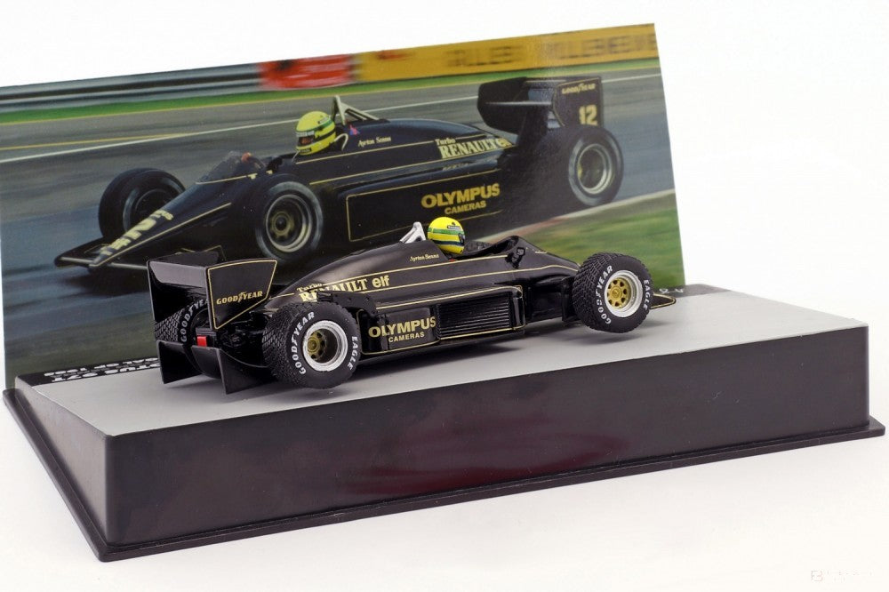 Auto modelo, Senna Lotus 97T Portugal GP 1985, Unisex, Negro, 1:43, 2019