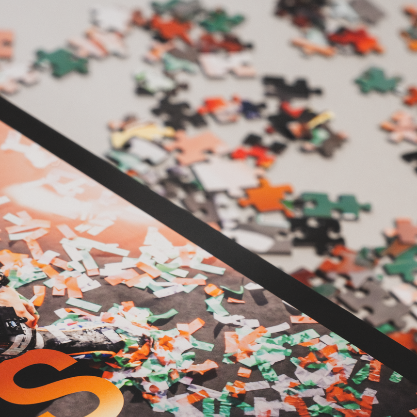 Equipo McLaren de Fórmula 1®, Rompecabezas, Oscar Piastri, Primera Victoria en un Gran Premio, 1000 piezas