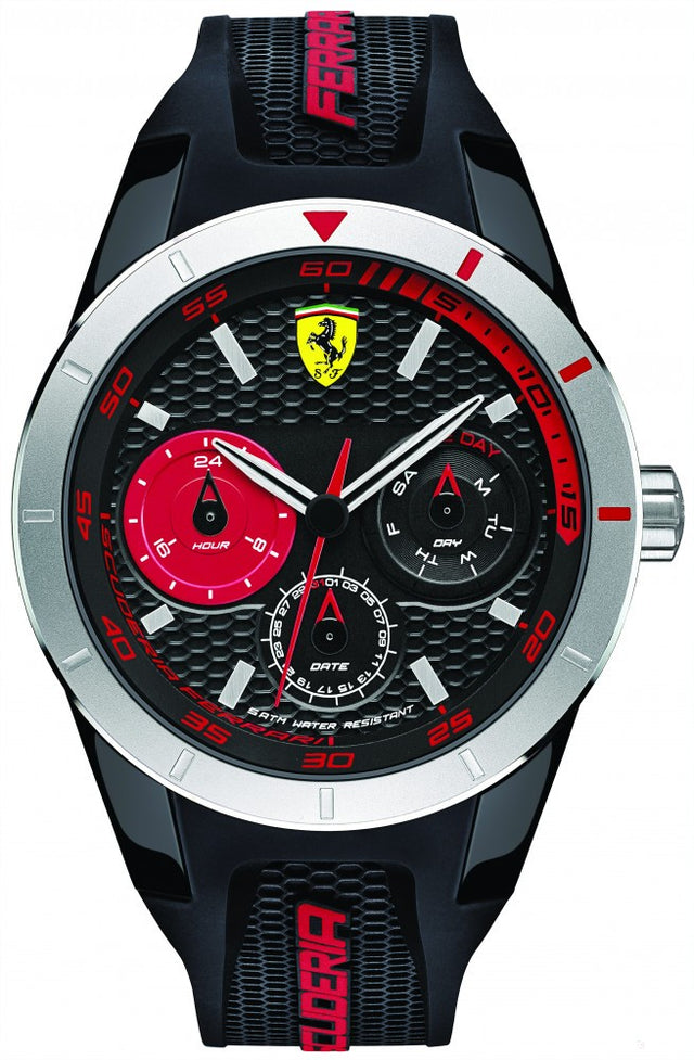 Reloj de hombre, Ferrari Redrev T, Negro-Rosu, 2019 - FansBRANDS®
