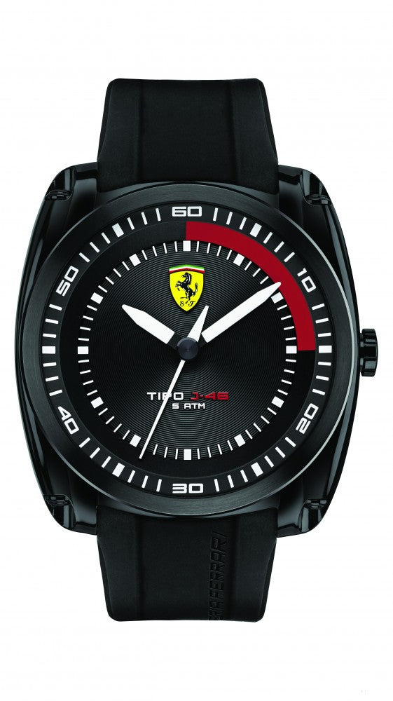Reloj de hombre, Ferrari Tipo J-46, Negro, 2019