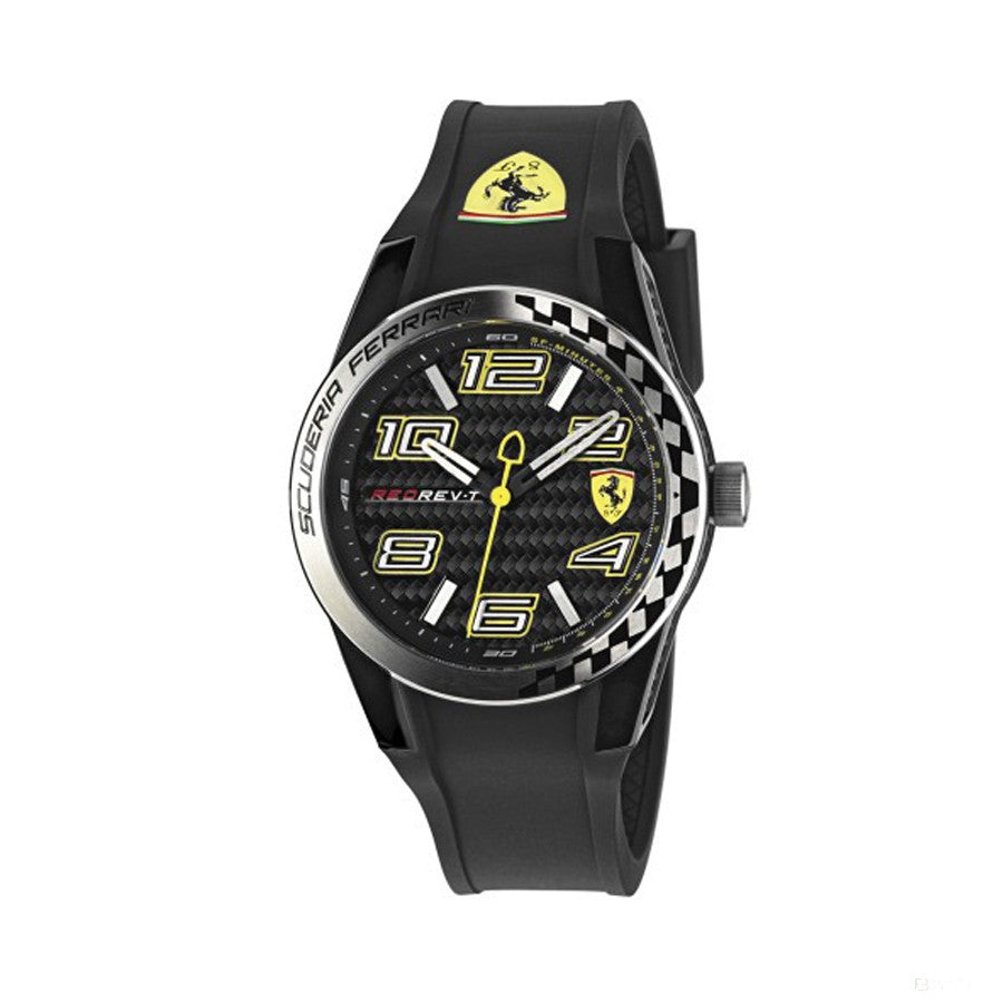 Reloj de hombre, Ferrari Redrev T Quartz, Negro, 2019