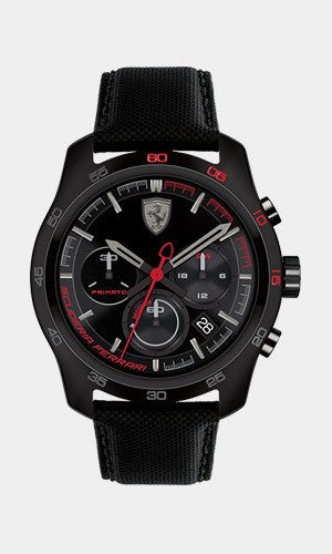 Reloj de hombre, Ferrari Primato Chrono, Negro, 2019
