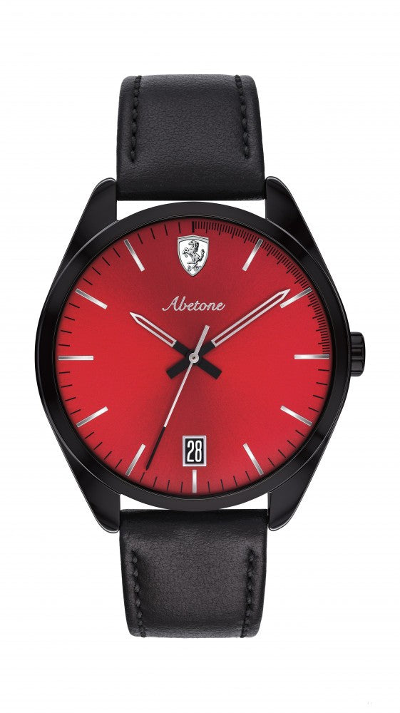 Reloj de hombre, Ferrari Abetone 3ATM, Negro-Rosu, 2019