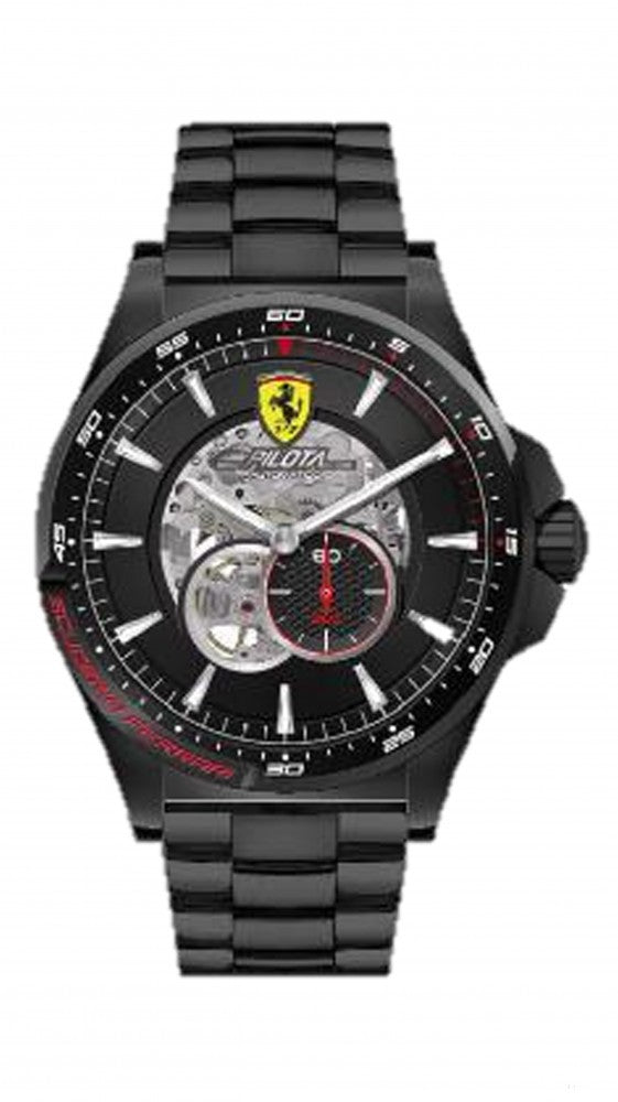 Reloj de hombre, Ferrari Pilota Automatic, Negro, 2019