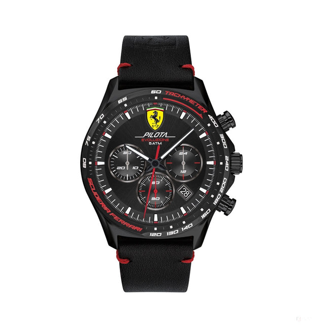 Reloj de hombre, Ferrari Pilota EVO Chrono, Negro, 2020 - FansBRANDS®