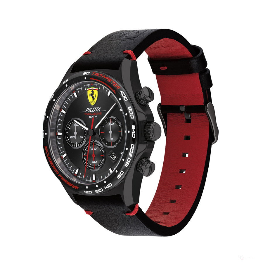Reloj de hombre, Ferrari Pilota EVO Chrono, Negro, 2020 - FansBRANDS®