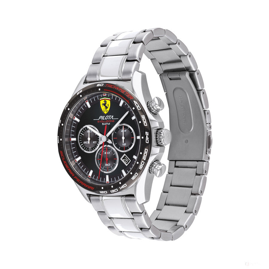Reloj de hombre, Ferrari Pilota EVO Chronograph SS, Plata, 2020