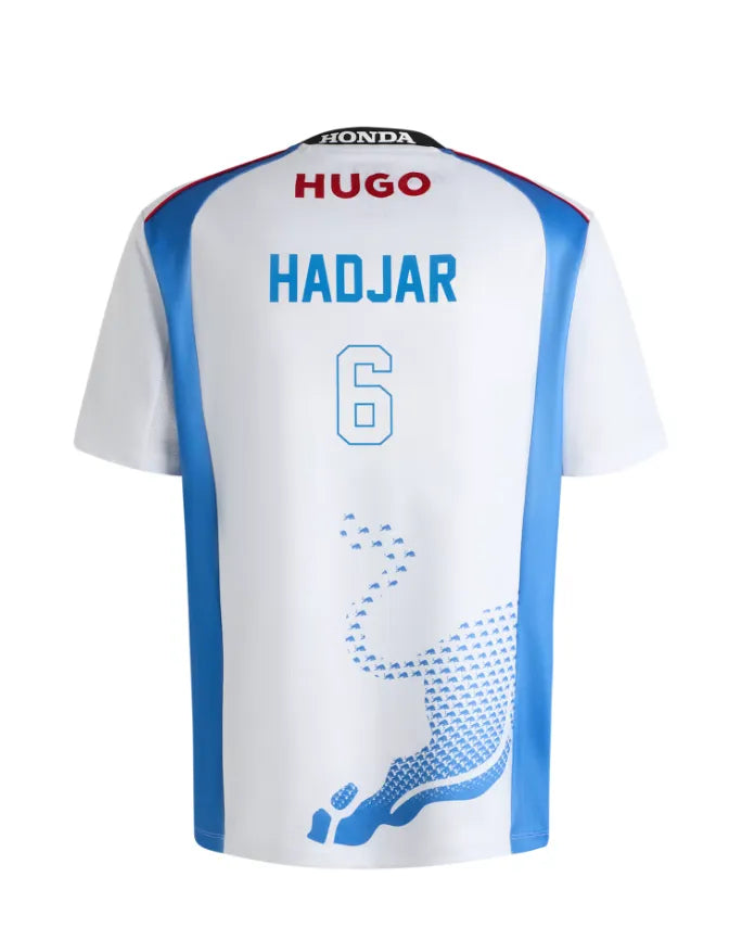 Camiseta réplica VISA RB MENS Hadjar BLANCA 🔥
